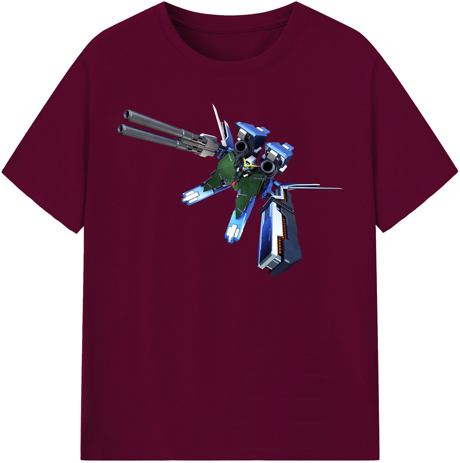 （画像用） 機動戦士ガンダム Mobile Suit Gundam レディースカジュアルプリントTシャツ（綿100％）